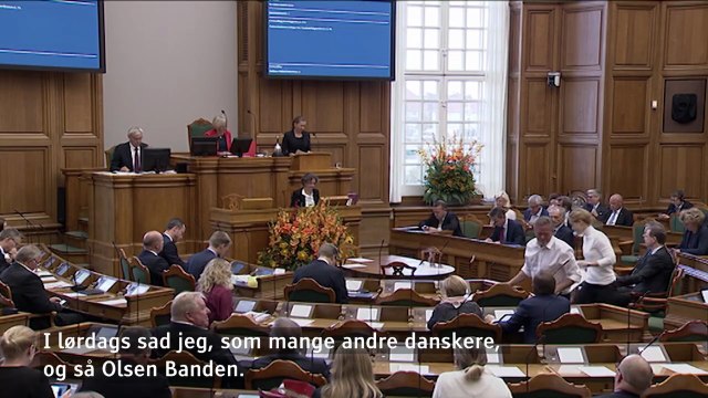 Mette Frederiksen: Blå blok er som plottet i Olsen-banden | 2016 | DR