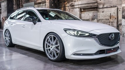 Mazda 6 mit ST suspensions und Barracuda Ultralight Felgen
