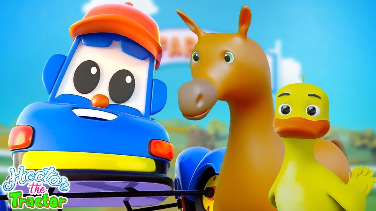 4K Hector Goes To The Farm | Fun Farm Adventure | Kids Tv Channel - Cartoon Videos for Kids