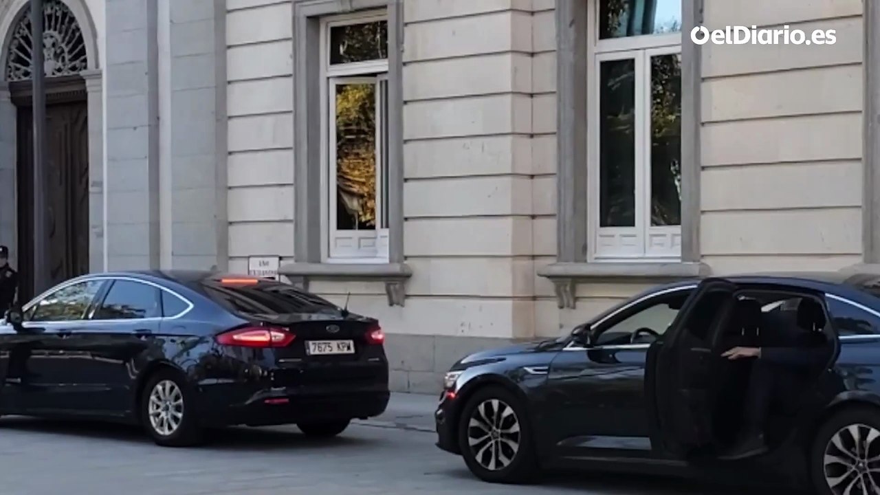 Llegada Fiscal General al Tribunal Supremo