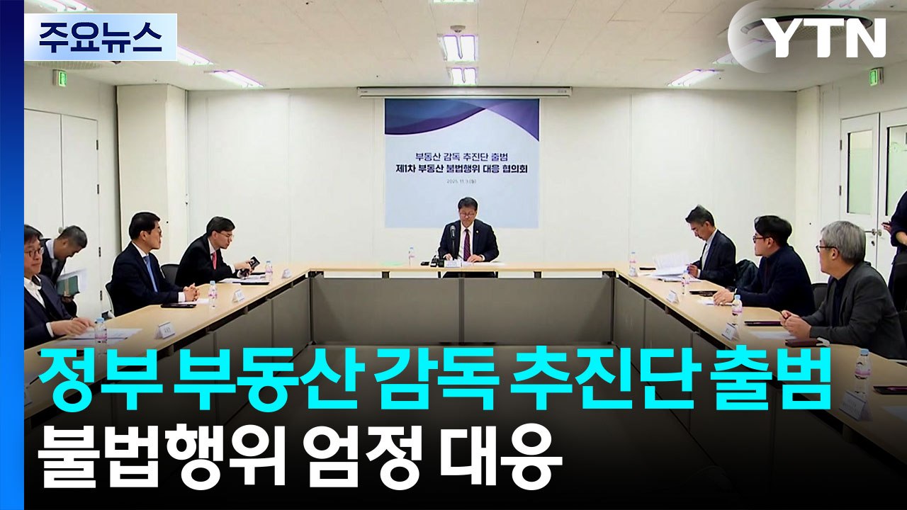 총리 직속 부동산 감독 추진단 출범..."불법행위 엄정 대응" / YTN