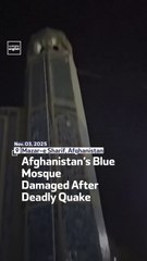Afghanistan’s Historic Blue Mosque Damaged After Deadly 6.3 Quake