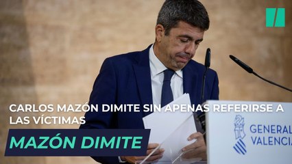 Carlos Mazón: "El daño que se ha producido no es solo material es sobre todo emocional"