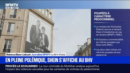 "L'affiche qu'on n'aurait pas dû faire": en pleine polémique, Shein s'affiche au BHV en vue de l'ouverture de leur première boutique