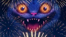 Jinu's Derpy Tiger Firework, KPop Demon Hunters