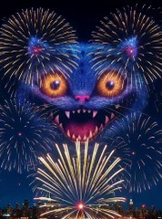 Jinu's Derpy Tiger Firework, KPop Demon Hunters