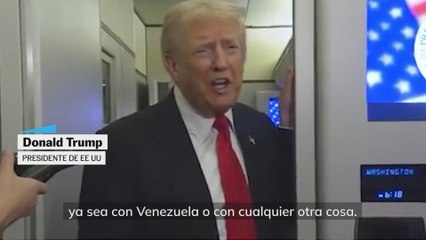 Trump dice no tener planes de atacar Venezuela
