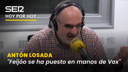 Antón Losada: "Con lo de Mazón, Feijóo se pone en manos de Vox ante el ciclo electoral más importante de su vida"
