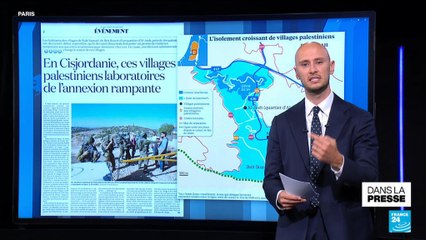 En Cisjordanie occupée, ces villages "laboratoires de l'annexion rampante" israélienne