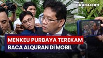 Di Sela Kesibukan, Menkeu Purbaya Terekam Baca Alquran di Dalam Mobil