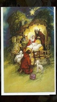 Recordando las postales de Navidad que se acostumbraba entregar en estas fechas