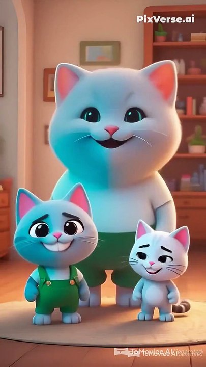 Cat family fading into dust after burning