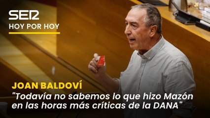 Joan Baldoví: "Mazón lo único que no quiere es quedarse sin el aforamiento"