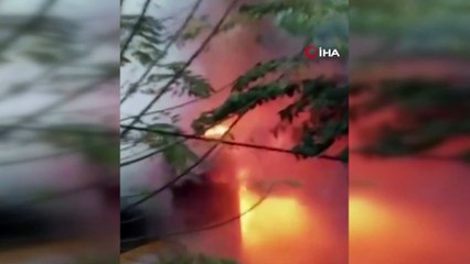 öğrenci servisi alev aldı: 13 çocuk saniyelerle kurtarıldı