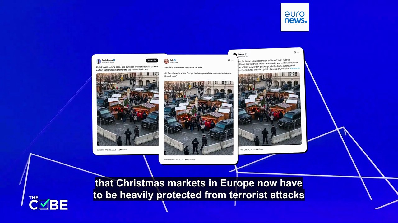 Heavy fortifications and cancellations? Misinformation spreads about German Christmas markets