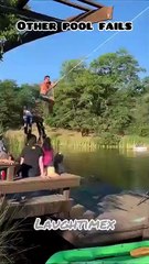 Impossible Not to Laugh! 🤣🤣 Pool Jump Fails You Won’t Believe