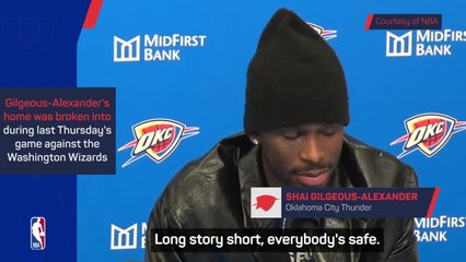 SGA breaks silence on home burglary