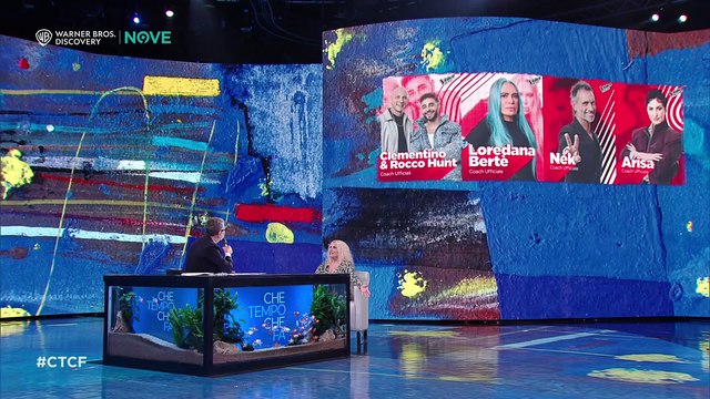 Antonella Clerici a Che tempo che fa : «Ecco i nuovi coach di The Voice Senior »