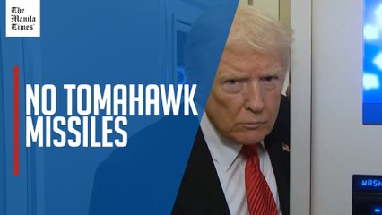 Trump says he is not mulling giving Ukraine Tomahawk missiles