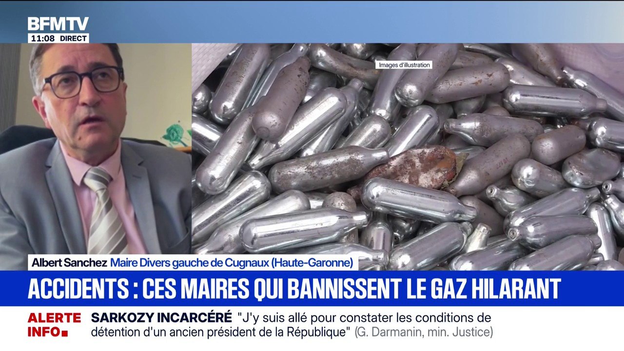 "Protéger notre jeunesse": Albert Sanchez, maire DVG de Cugnaux, évoque l'arrêté qu'il a pris pour interdire l'usage récréatif du protoxyde d'azote