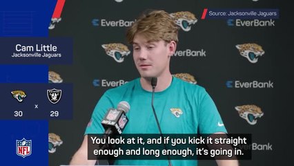 'I hit it as hard as I could' - Little delighted to break NFL field goal record