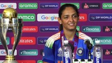 Harmanpreet Kaur's Press Conference After Winning The Trophy 🏆🏆🥇