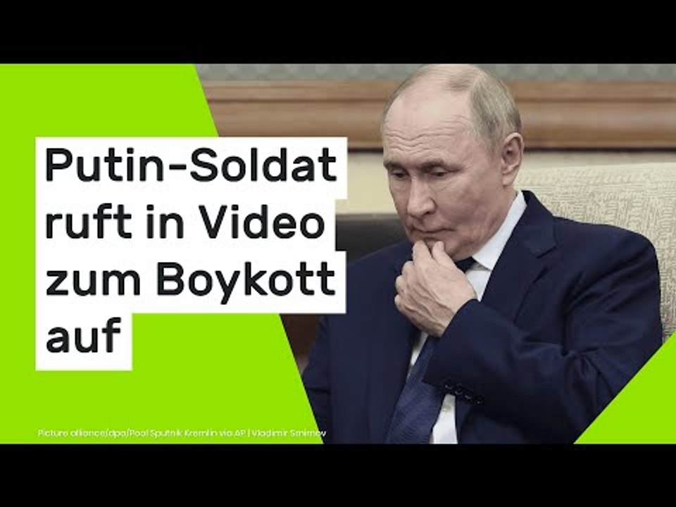 Ukraine-Krieg aktuell: Putin-Soldat ruft in Video zum Boykott auf - 'Leute, kämpft nicht'