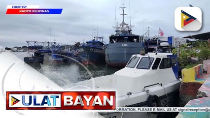 Mga sasakyang pandagat sa Iloilo River, naka-angkla na bago pa tumama ang Bagyong #TinoPH | ulat ni Gab Villegas