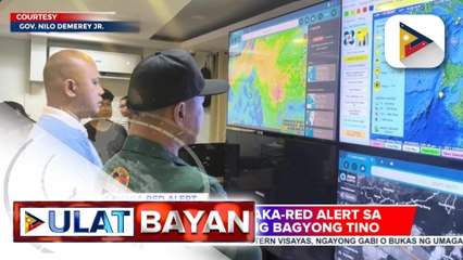 Caraga Region, naka-red alert sa harap ng banta ng Bagyong #TinoPH | ulat ni Floyd Brenz