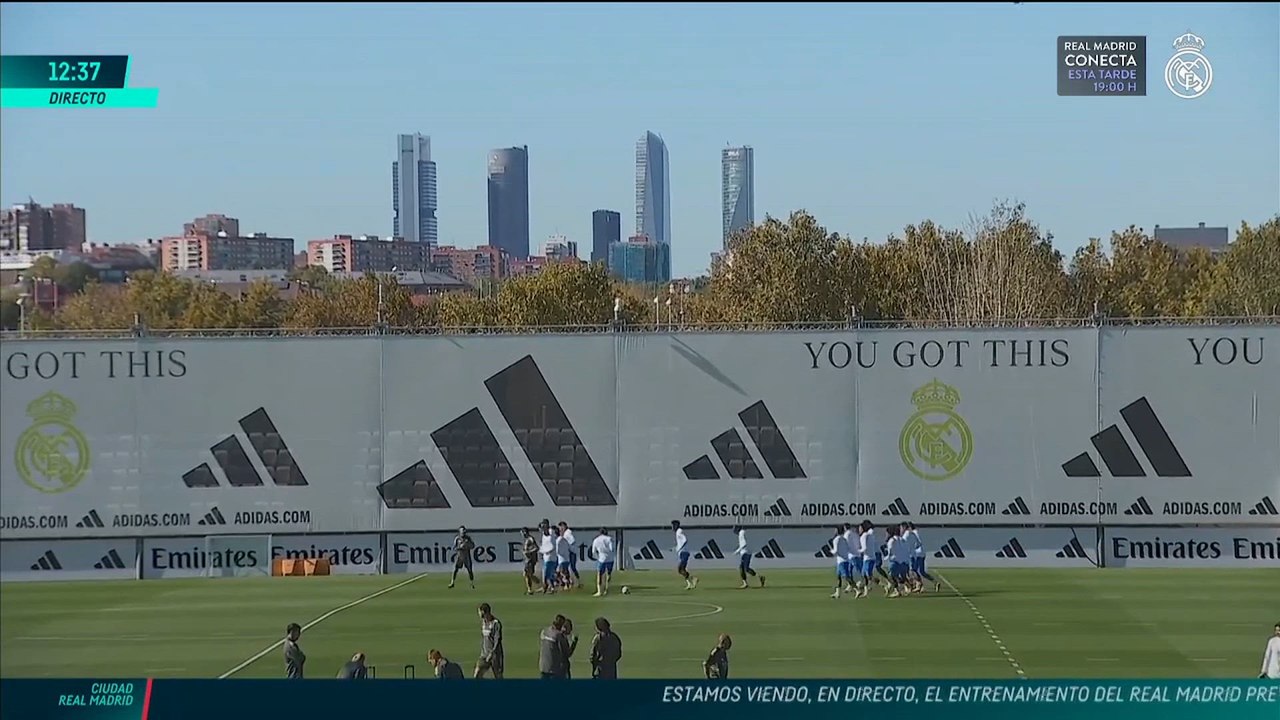El entrenamiento completo del Real Madrid previo al Liverpool vs Real Madrid de Champions League