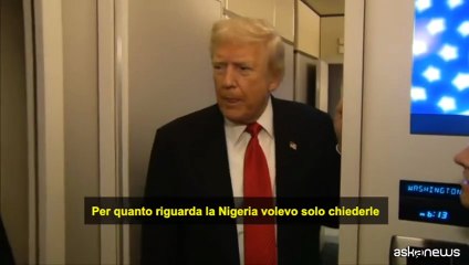 Trump non esclude possibilità di intervento militare in Nigeria