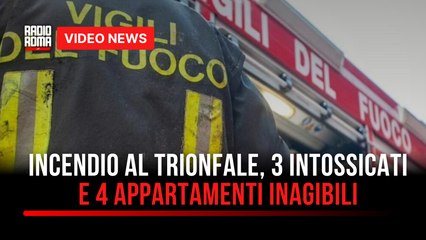 Incendio al Trionfale, tre intossicati e quattro appartamenti inagibili