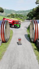 Realistic BeamNG Drive car crash physics. Watch in