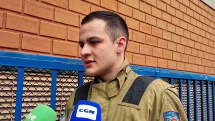 "Situação de vazamento de gás associado a um princípio de incêndio" no Colégio Marista, relata Tenente do Corpo de Bombeiros