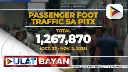PITX, nakapagtala ng halos 1.3-M na pasahero ngayong Undas | ulat ni Bien Manalo