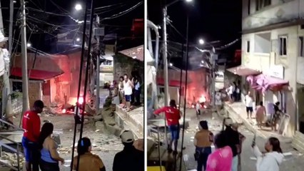 En video: terror en Suárez, Cauca tras explosión de carro bomba