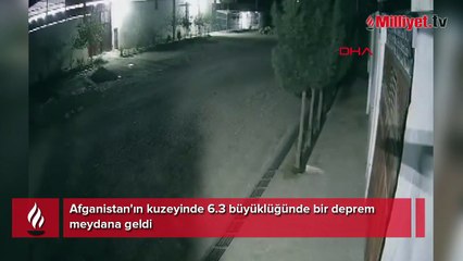 Afganistan'da 6.3 şiddetinde deprem! Can kaybı artıyor, sarsıntı anları kamerada