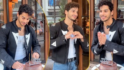 Cake Cutting With The Khatter Boy: Ishaan Khatter Celebrates His Birthday With The Media & Fans!