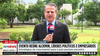 Alckmin participa de fórum em SP para debater estratégias de crescimento