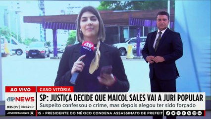 Justiça de SP decide que suspeito de matar Vitória Regina vai a júri popular