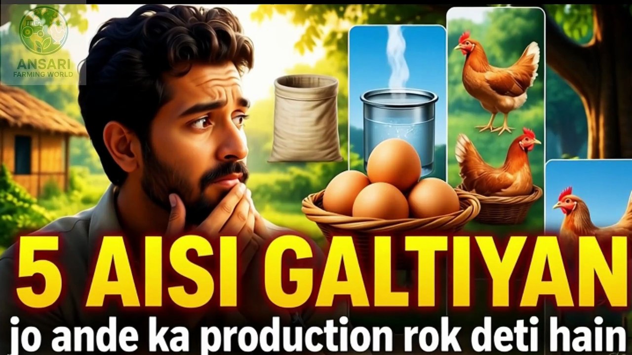 Murgi Anda Kyu Nahi Deti? 🤔 | 95% Log Pehli Galati Jaroor Karte Hain! #facts #poultryfarming #anas