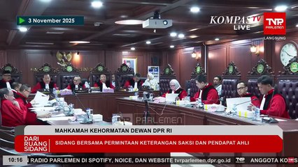 Sidang Etik Sahroni-Eko Patrio dkk, Setjen Ungkap Tak Ada Isu Kenaikan Gaji-Tunjangan DPR