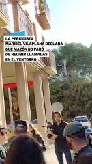 Maribel Vilaplana, confrontada por el familiar de una víctima antes de declarar ante la jueza de la dana