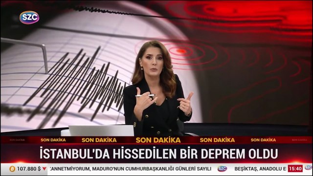 İstanbul'da hissedilen bir deprem oldu
