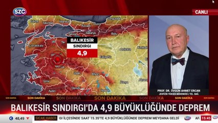 Ahmet Ercan: "Başka bir deprem Sındırgı'da hasar bırakır"
