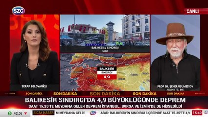 Şener Üşümezsoy: "Büyük bir tehlike teşkil etmiyor"