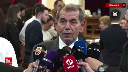 Dursun Özbek, Galatasaray Lisesi’nde gündemi değerlendirdi