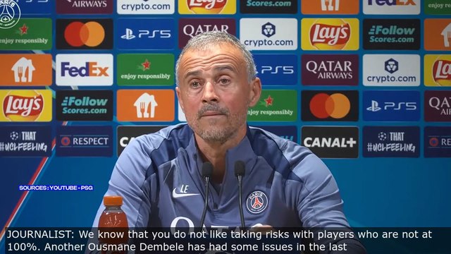 Titulaire ou pas contre le Bayern ? Luis Enrique répond sur le cas Dembélé