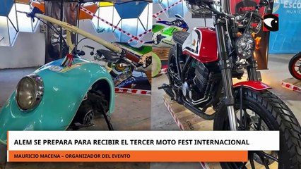 Alem se prepara para recibir el Tercer Moto Fest Internacional