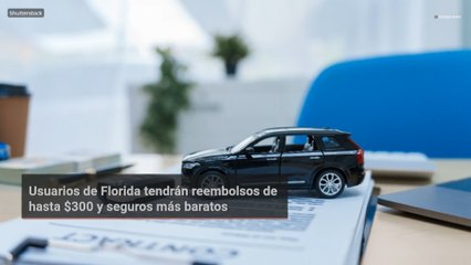 Usuarios de Florida tendrán reembolsos de hasta $300 y seguros más baratos